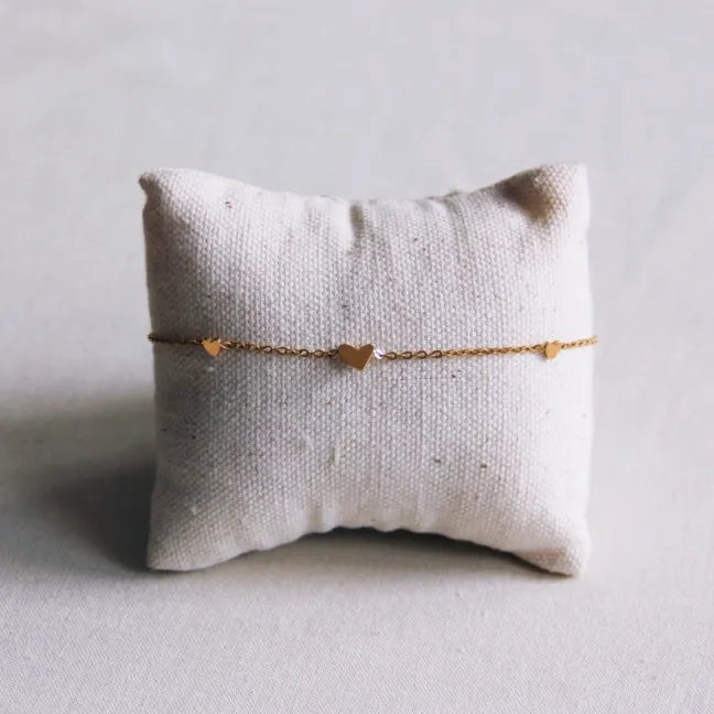 3 hartjes armband