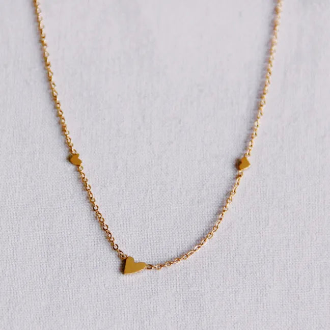 Ketting met 3 hartjes