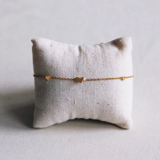 3 hartjes armband