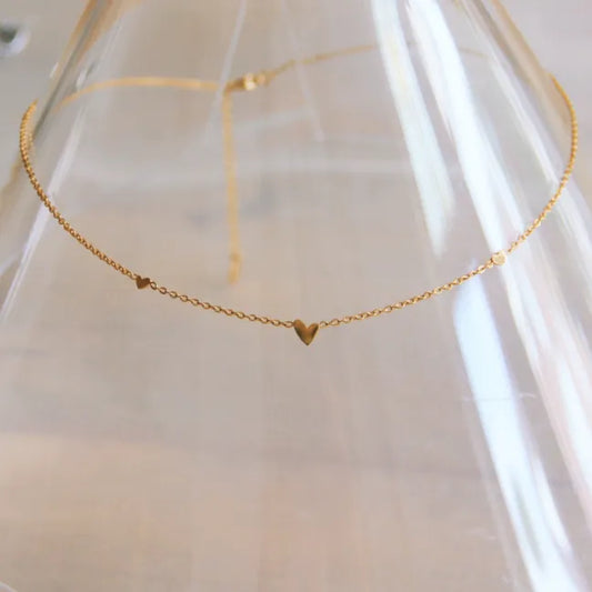 Ketting met 3 hartjes