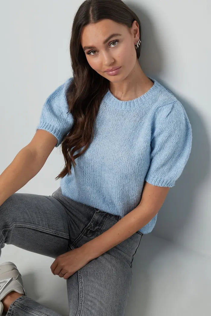 Shirt met Pofmouw